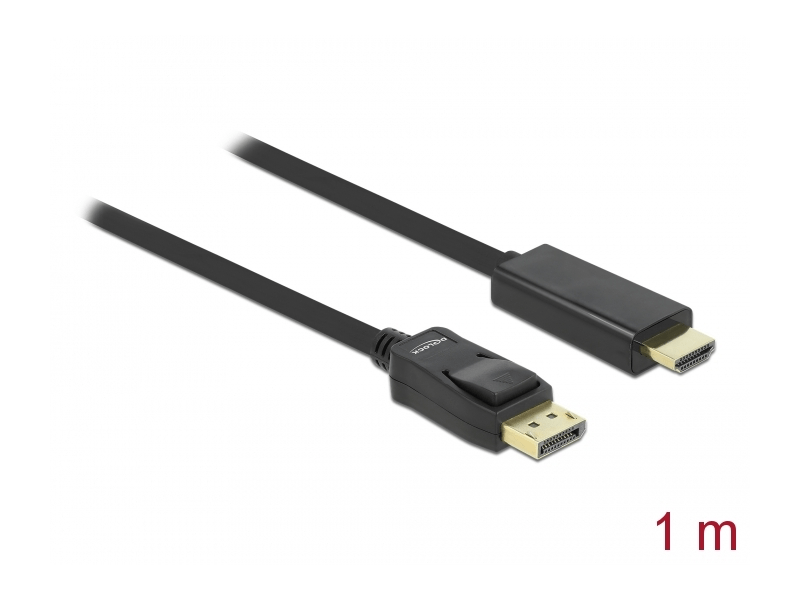 Delock 82586 Displayport - HDMI kábel, 1m