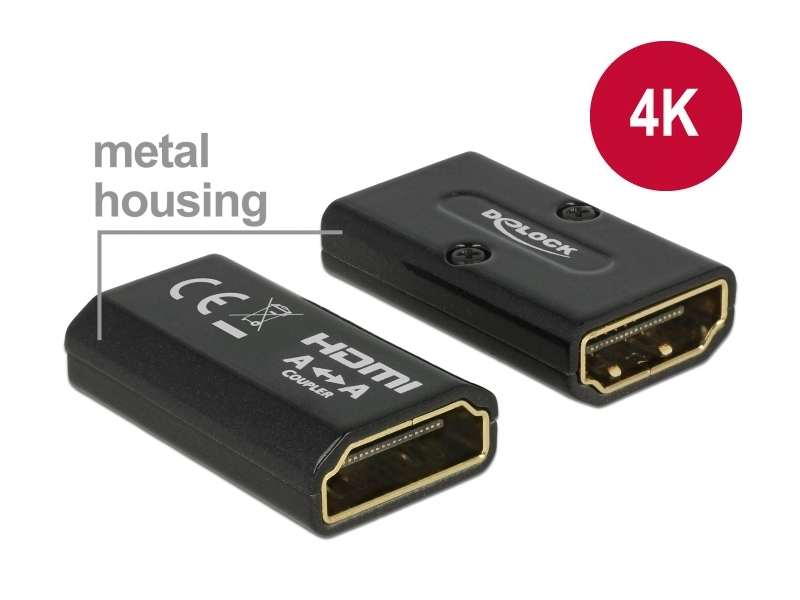 Delock 65659 Ethernet HDMI-A hüvely > HDMI Adapter