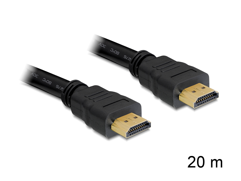 Delock 83452 HDMI - HDMI kábel, 20m