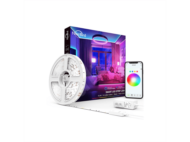 Nitebird SL3 Smart Wi-Fi-s RGB LED szalag, 10m