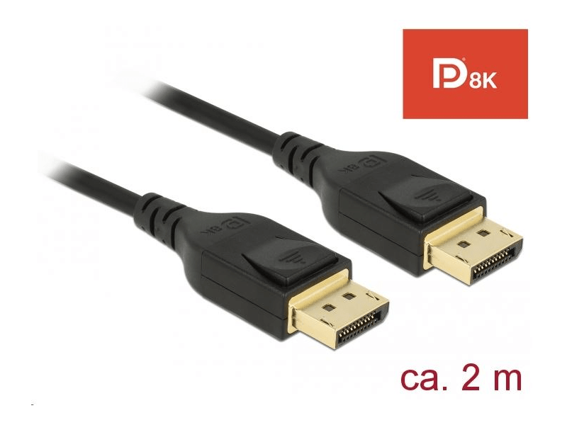 Delock 85660 DisplayPort 8K kábel, 2 m