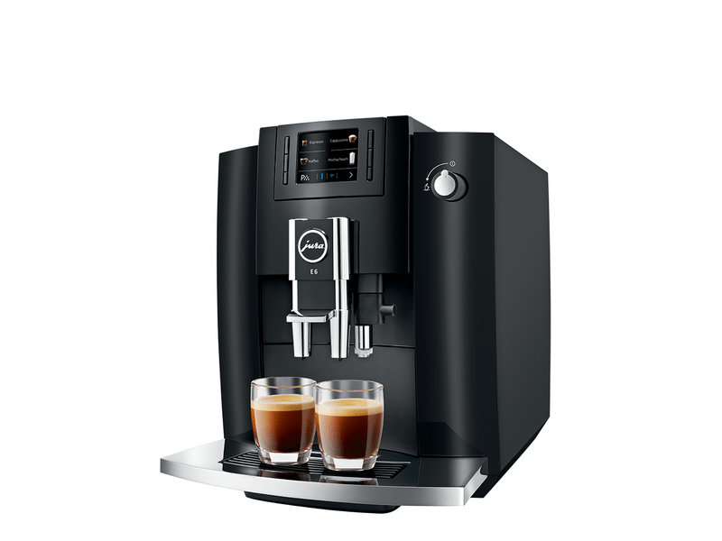 JURA E6 Piano Black Automata kávéfőző, Fekete