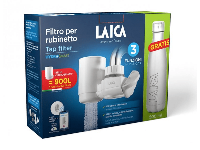 Laica RK50A02 Hydrosmart rendszerű, csapra szerelhető vízszűrő