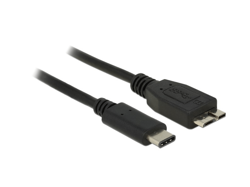 Delock 83677 USB 3.1 USB Type-C - USB -B micro 0.5m kábel