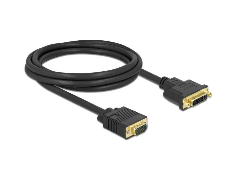 Delock 86757 DVI - VGA átalakító kábel, 2m
