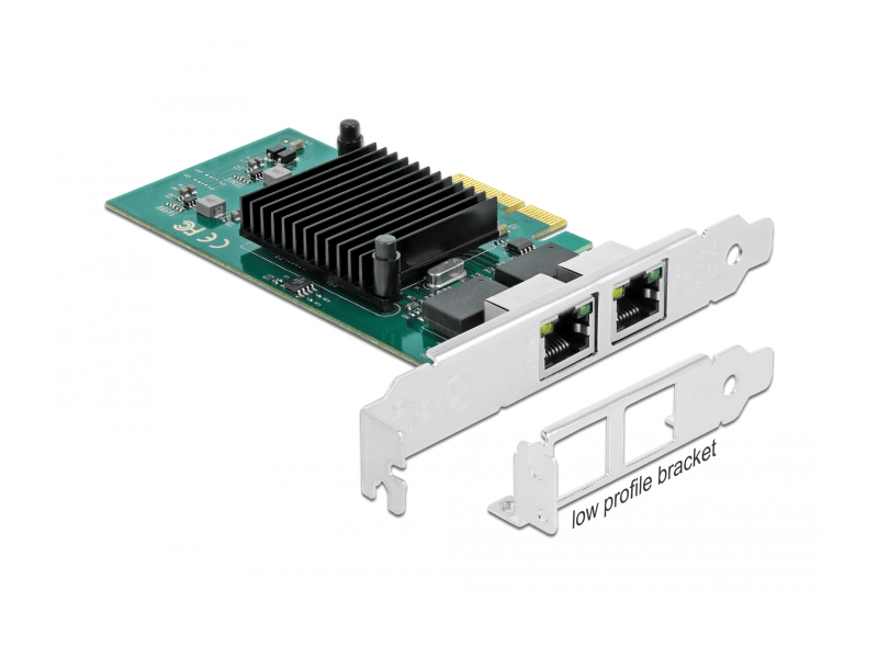 Delock 89021 PCI Express > 2 x Gigabit LAN hálózati kártya