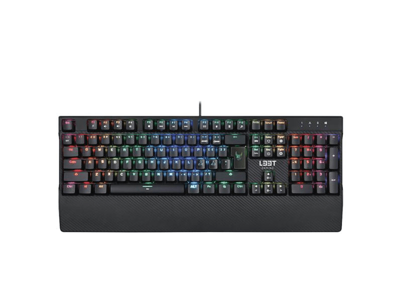 L33t 160391 Gaming Megingjörd – Mechanikus RGB LED Gamer billentyűzet