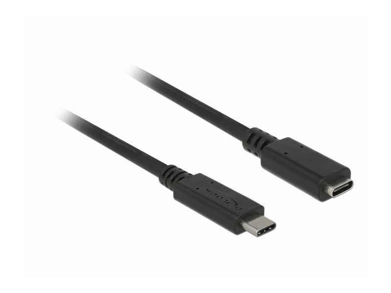 Delock 85542 Bővítőkábel SuperSpeed (USB 3.1 Gen 1) USB Type-C, 1 m