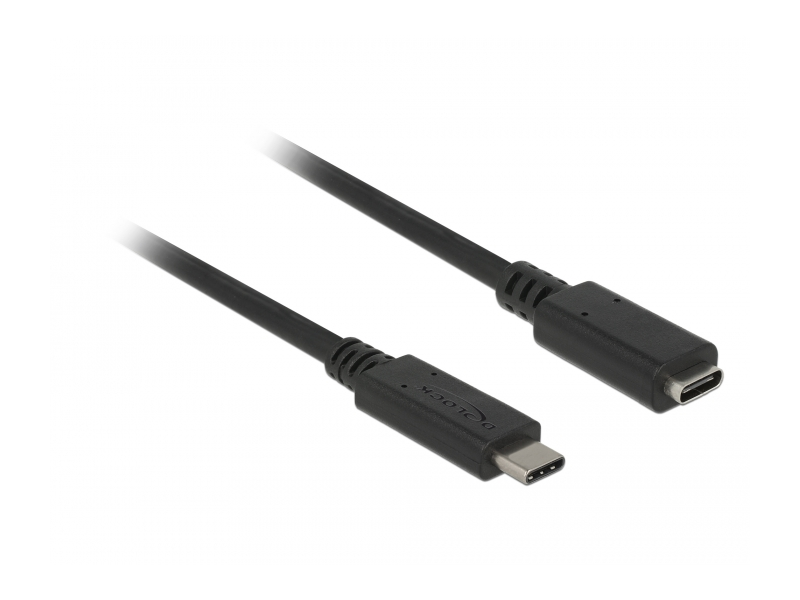 Delock 85542 Bővítőkábel SuperSpeed  (USB 3.1 Gen 1) USB Type-C, 1 m
