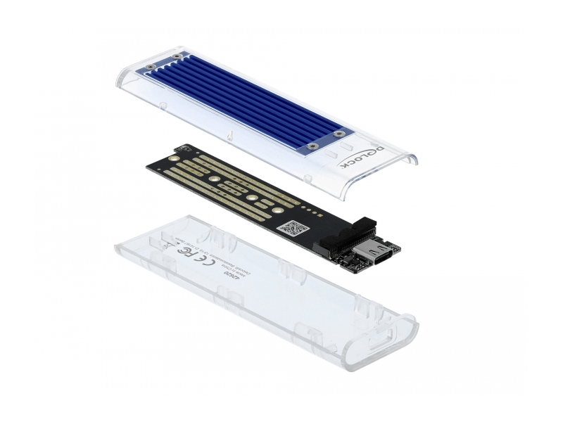 Delock 42620 M.2 külső merevlemez ház