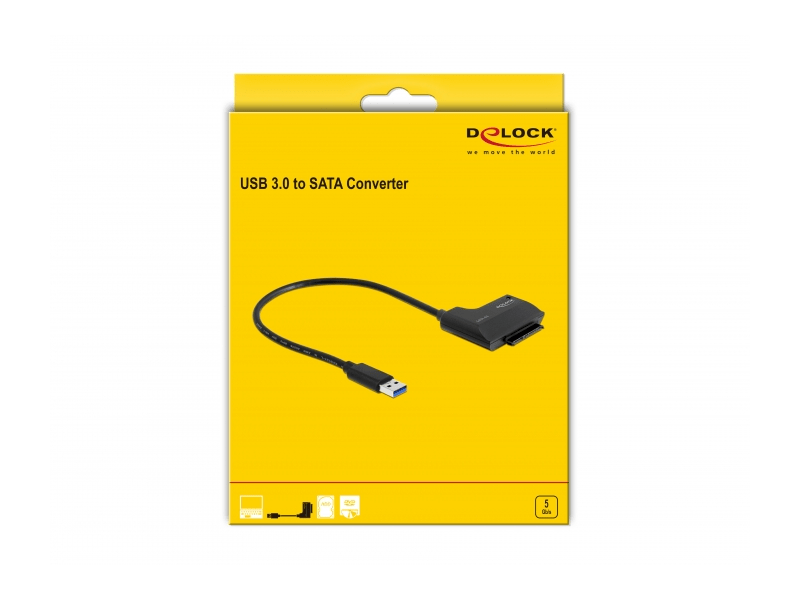 Delock 61882 USB 3.0 - SATA 6 Gb/s átalakító