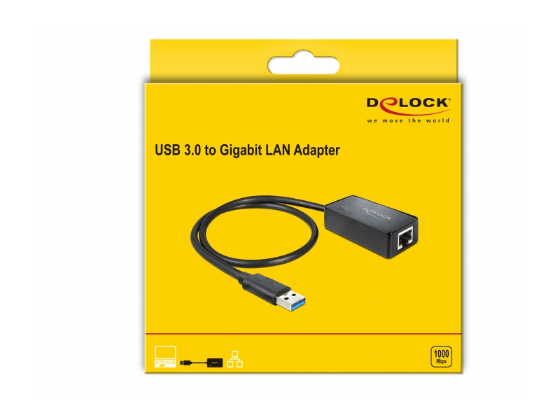 Delock 62121 USB 3.0 - Gigabit LAN adapter
