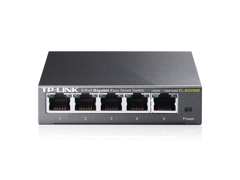 TP-LINK TL-SG105E 5-Port 10/100/1000Mbps Asztali Switch