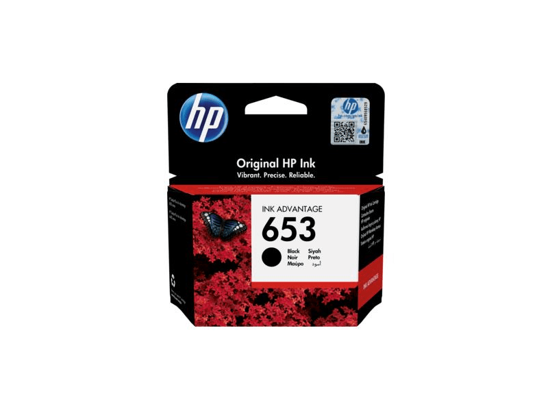 HP 653 fekete eredeti tintapatron (3YM75AE)