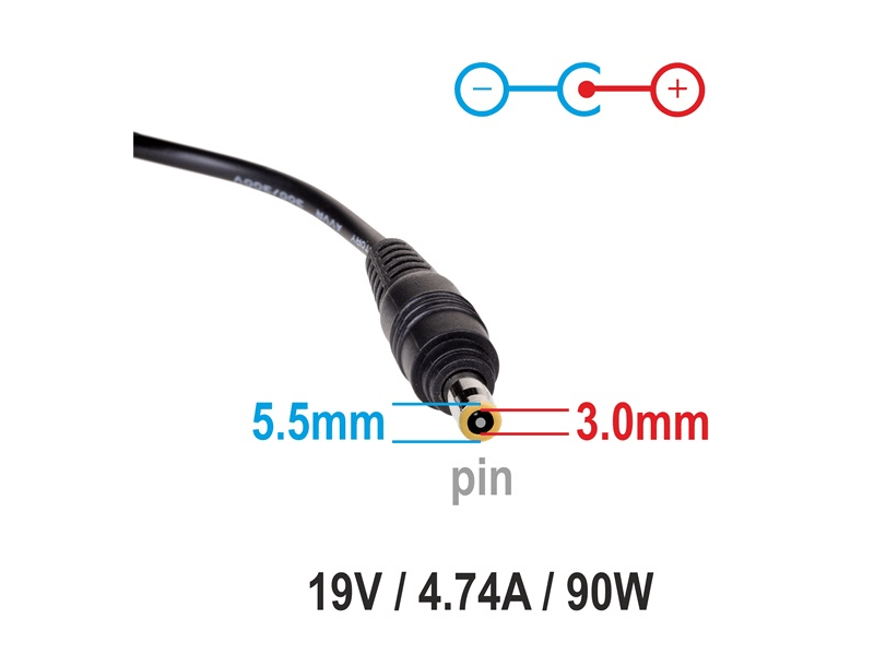 Akyga AK-ND-27 19 V hálózati töltő adapter