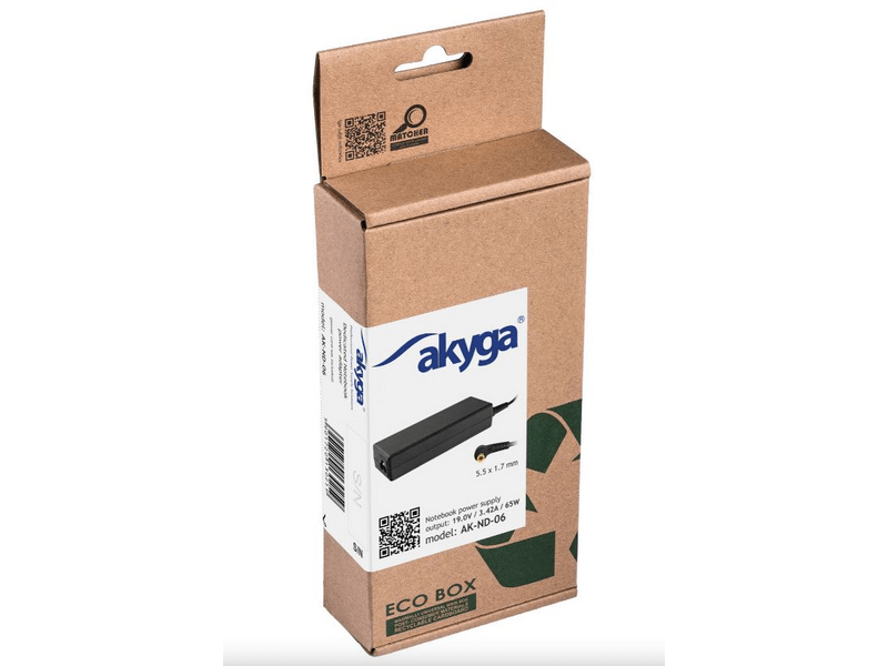 Akyga AK-ND-06 65W Acer notebook töltő