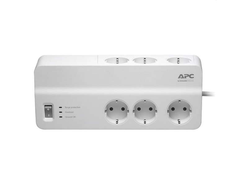 APC PM6GR Essential SurgeArrest elosztó