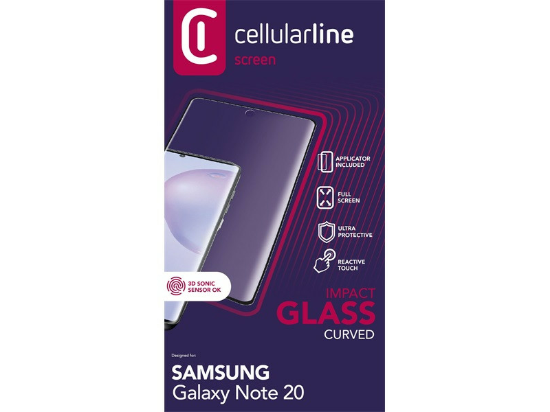 CellularLine TEMPGCUNOTE20K Üvegfólia, Samsung Galaxy Note 20