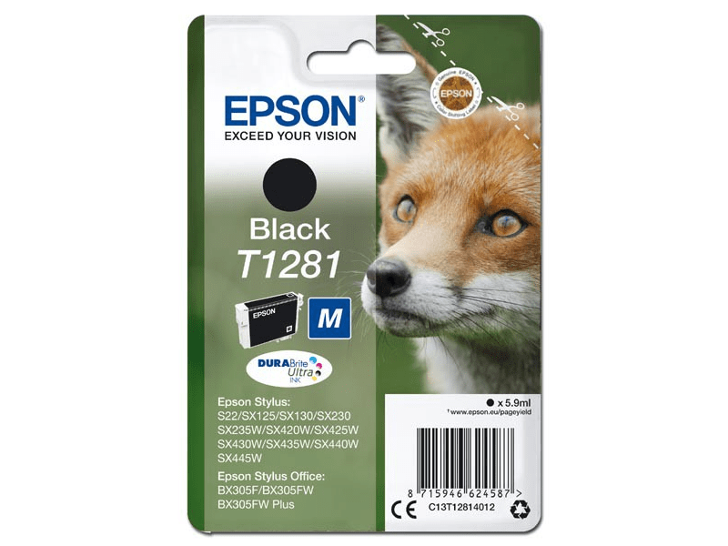 Epson T1281 Fekete Tintapatron