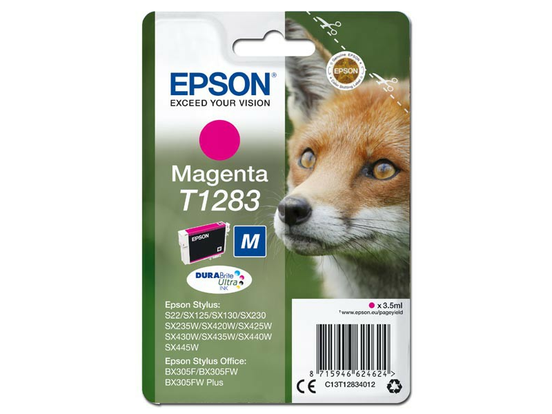 Epson T1283  Magenta Tintapatron