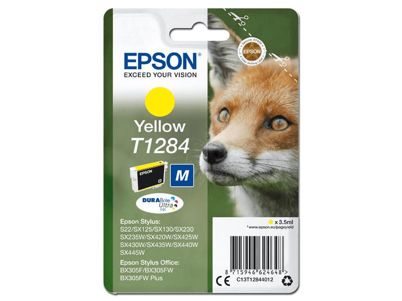 Epson T1284 Sárga Tintapatron