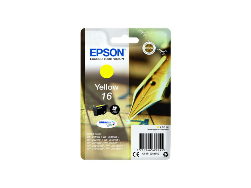 Epson T1624 sárga tintapatron