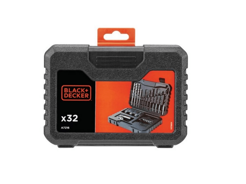 BLACK + DECKER A7216-XJ Fúró és csavarozókészlet 32 db-os