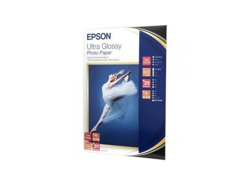 Epson Ultra Glossy Fotópapír, 10x15 cm (C13S041926)