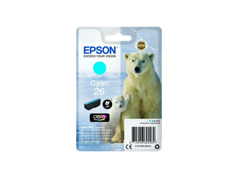 Epson T2612 ciánkék tintapatron