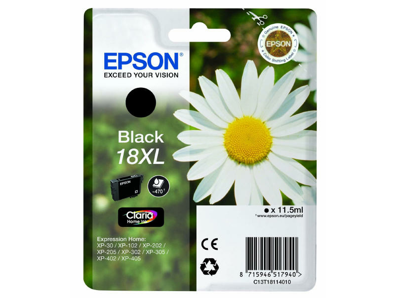 Epson T1811 Tintaparton, fekete