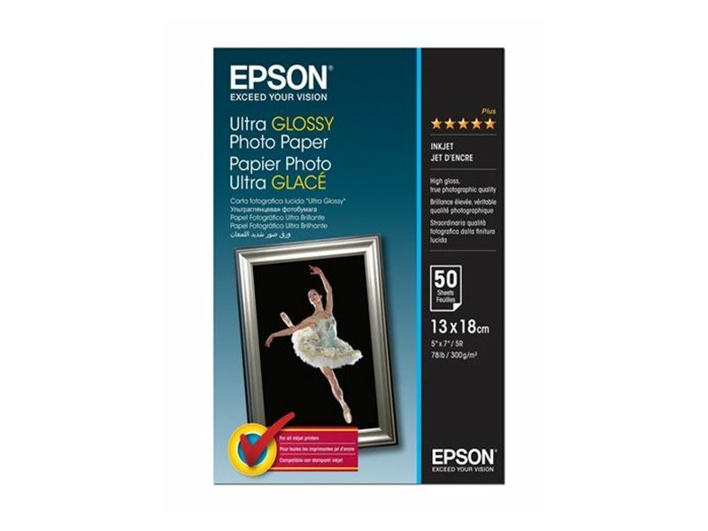 Epson Ultra Glossy Fotópapír, 13x18 cm (C13S041944)
