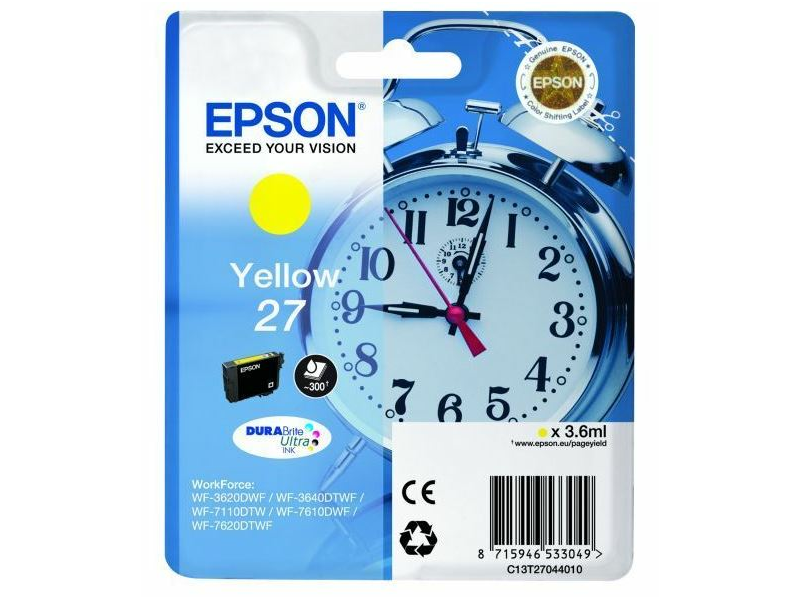 Epson T2704 sárga tintapatron