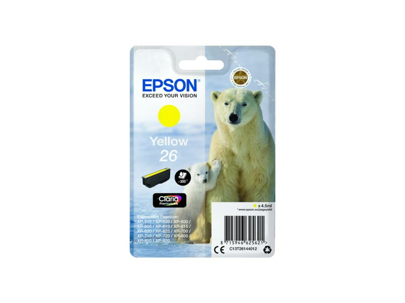 Epson T2614 sárga tintapatron