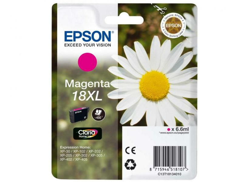 Epson T1813 Tintapatron, magenta