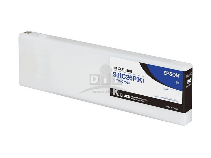 Epson C7500 BK tintapatron, fekete