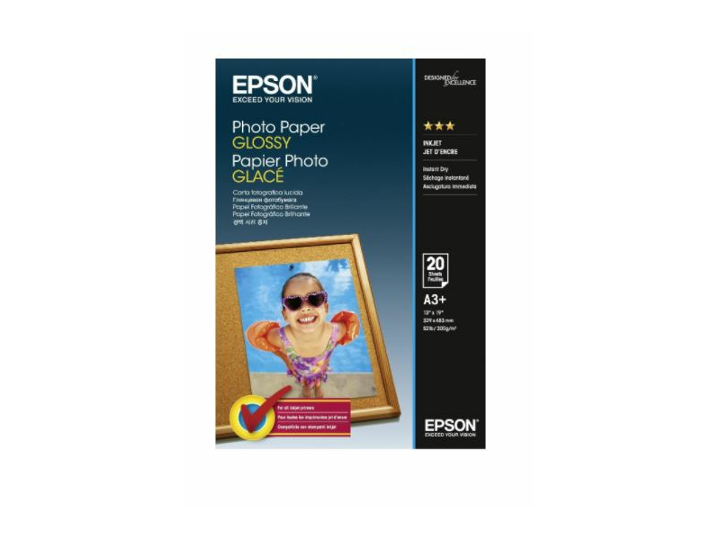Epson Fényes fotópapír, A3+ (C13S042535)