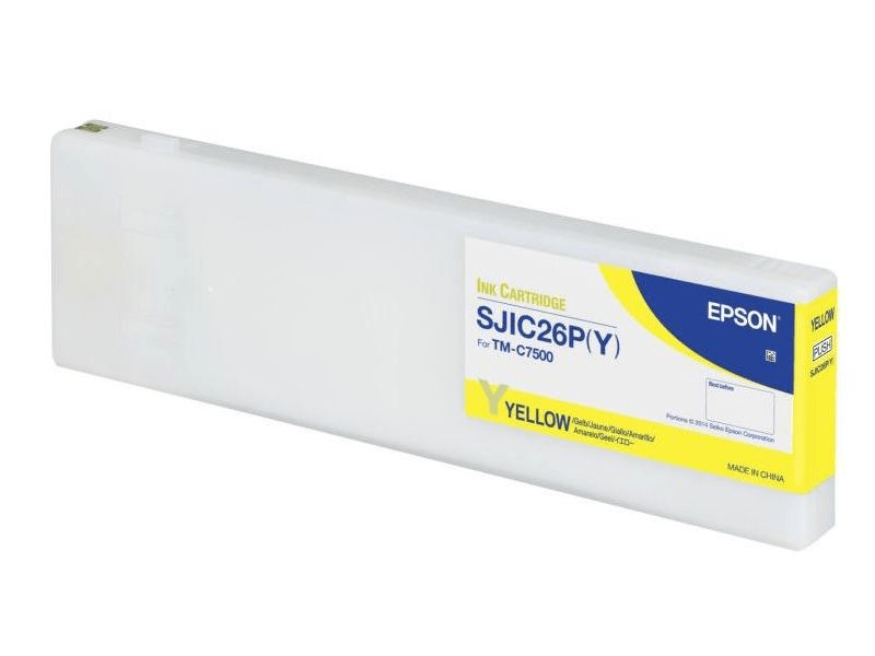 Epson C7500 Y tintaparton, sárga