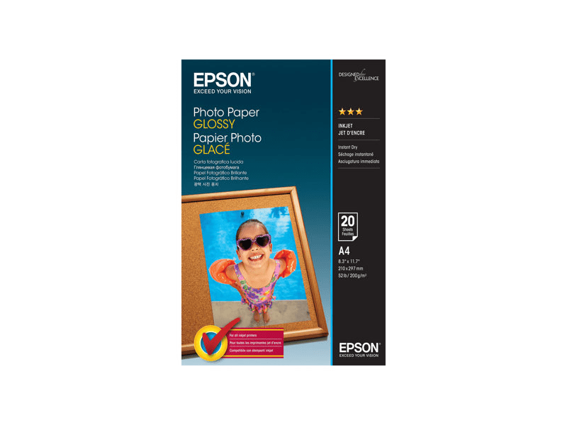 Epson Fényes fotópapír, A4 (C13S042538)