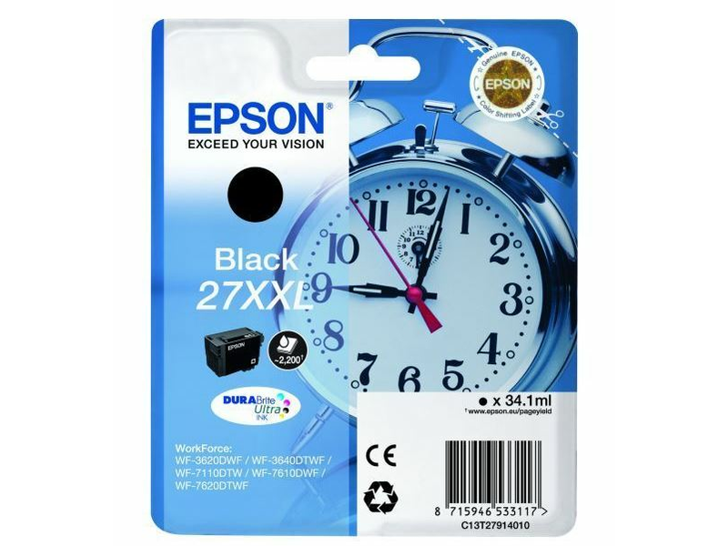 Epson T2791 fekete tintapatron