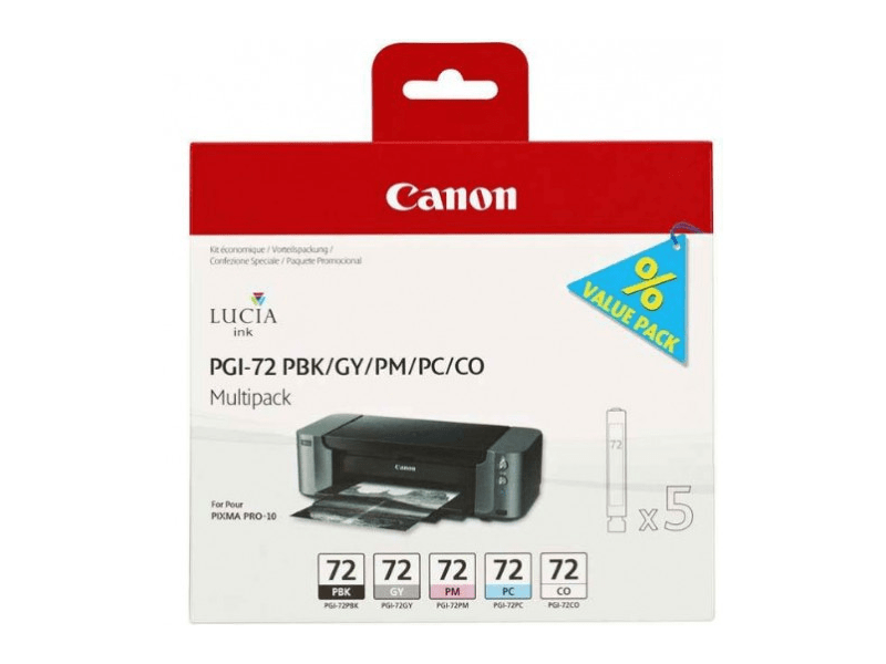 Canon PGI-72 PBK/GY/PM/PC/CO (6403B007) MultiPack Tintapatron