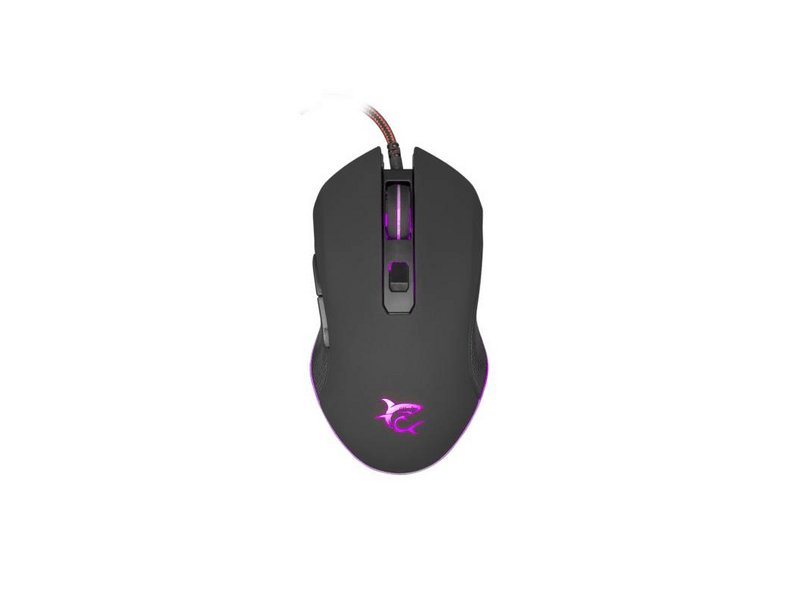 White Shark GM-3001 Cyrus Gaming Egér, Fekete