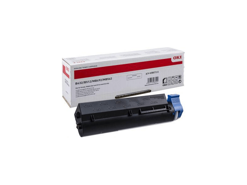 Oki 45807111 Toner, fekete