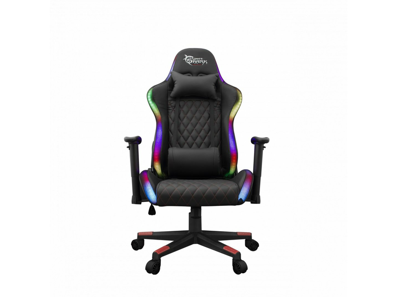 White Shark THUNDERBOLT világító gamer szék (fekete)