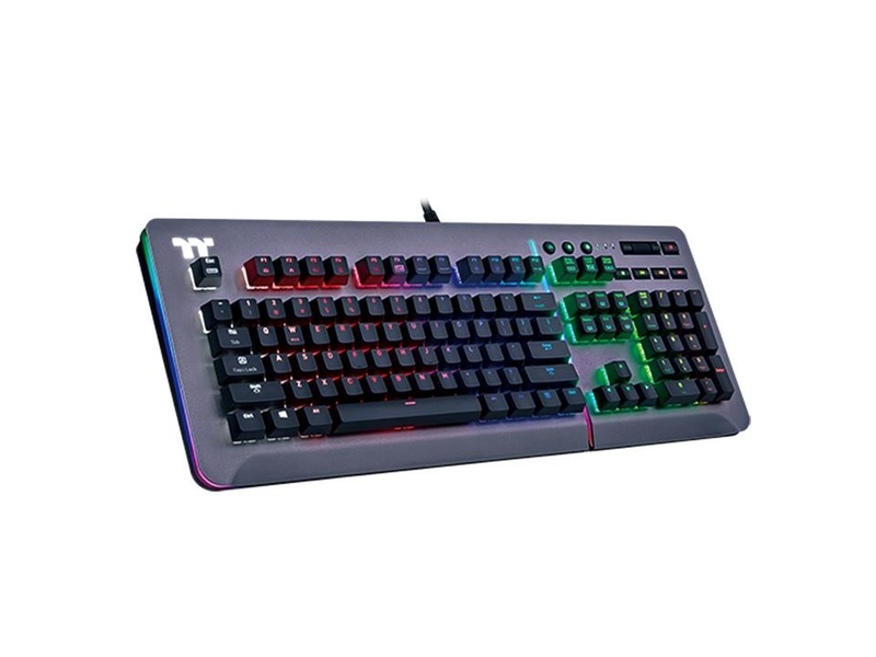 Thermaltake Level 20 RGB Titanium Gaming Keyboard Cherry MX Speed Silver Gamer billentyűzet