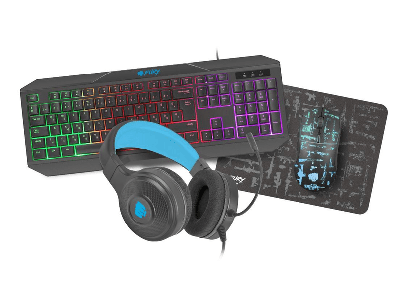 Natec Fury Thunderstreak 4 az 1-ben gamer készlet