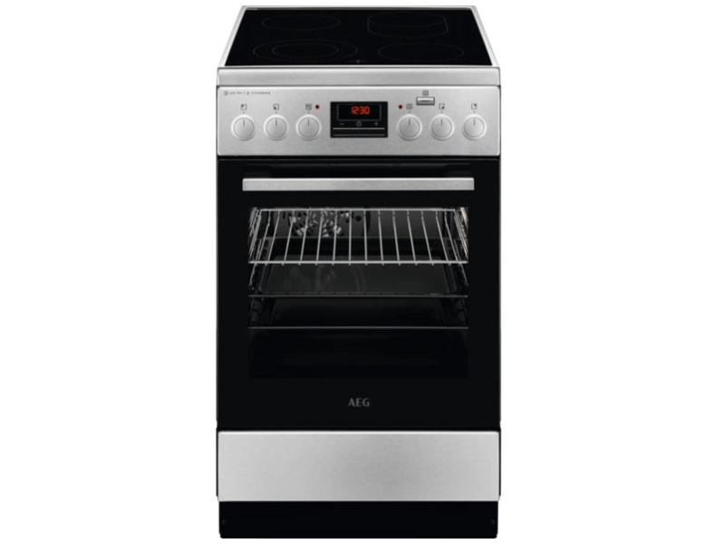 AEG CCB56481BM PlusSteam kerámialapos tűzhely gőzfunkcióval, AirFry