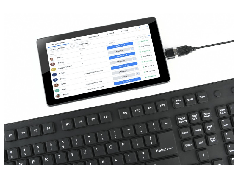 Gembird Flexible KB-109F feltekerhető billentyűzet