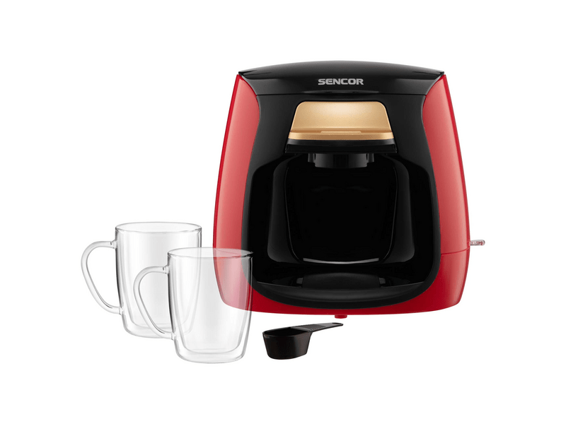 Sencor SCE 2101RD Filteres kávéfőző, piros