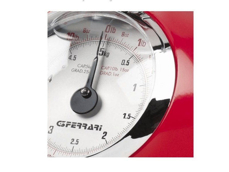 G3Ferrari G2000302 Konyhai mérleg, piros