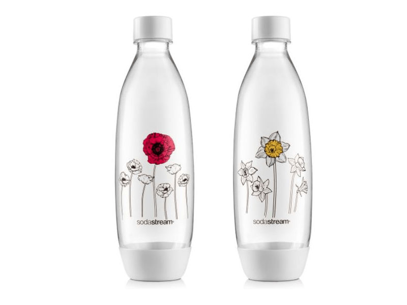 SodaStream BO Duo Fuse 2 x 1L Virágos palack